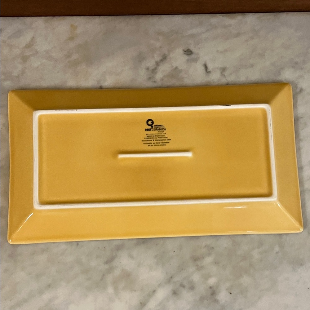 Yellow Rectangular Serveware Tray - Picture 5 of 8